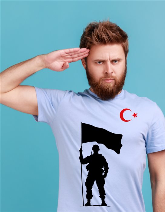 Baskılı Pamuklu Tişört